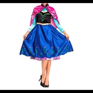 NEW!Princess Anna costume dress Adult SMALL FROZEN